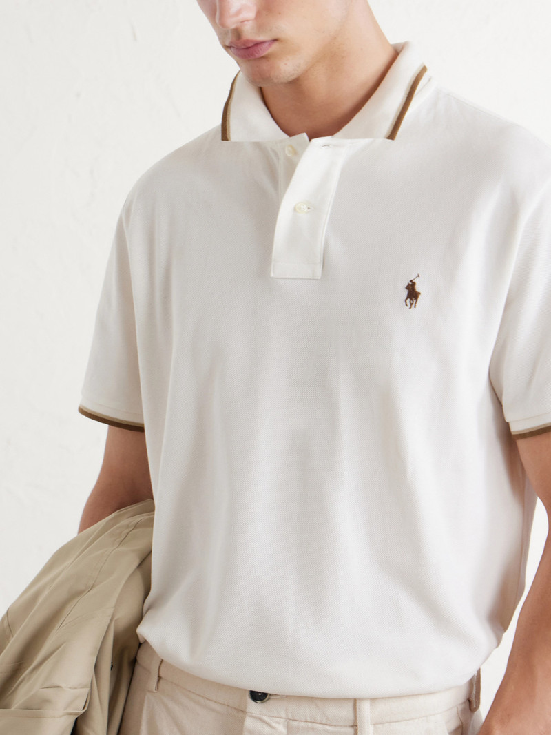 Logo-Embroidered Cotton-Piqué Polo Shirt 5