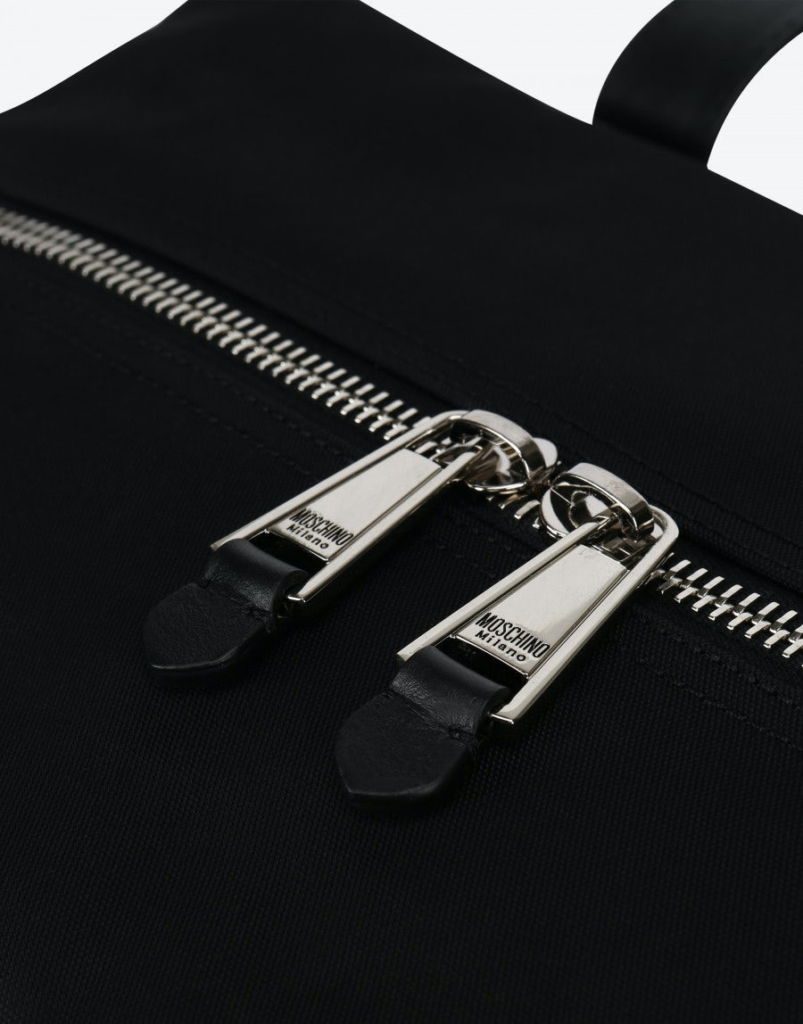 MOSCHINO COUTURE CORDURA NYLON BOSTON BAG - 5