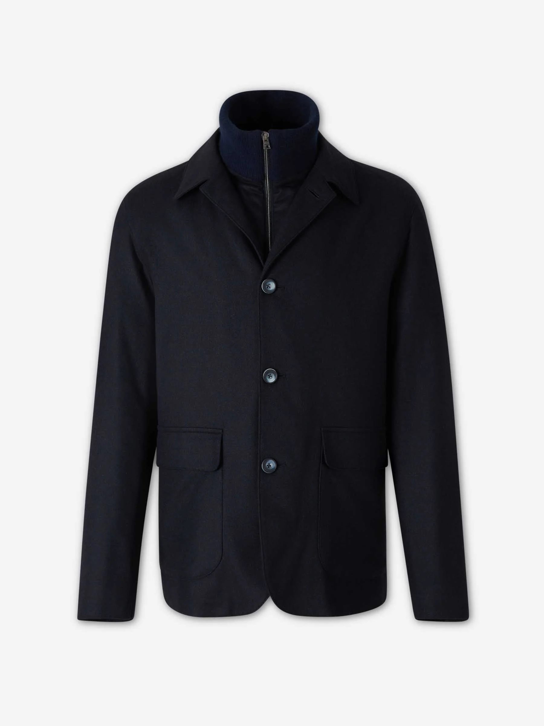 CASHMERE SILK CASUAL JACKET - 1