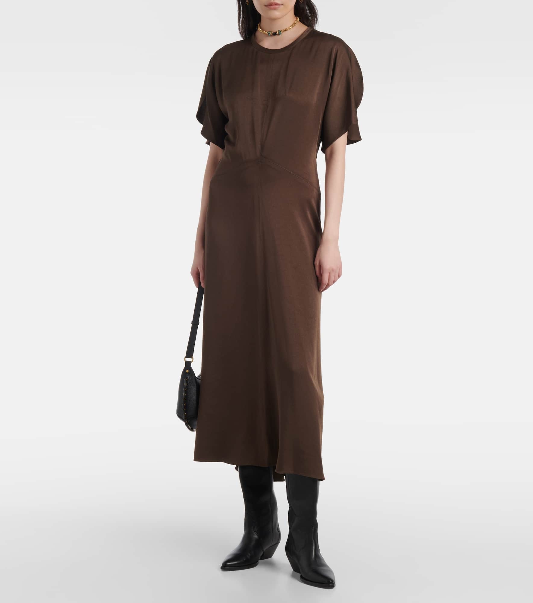 Keany satin midi dress - 2