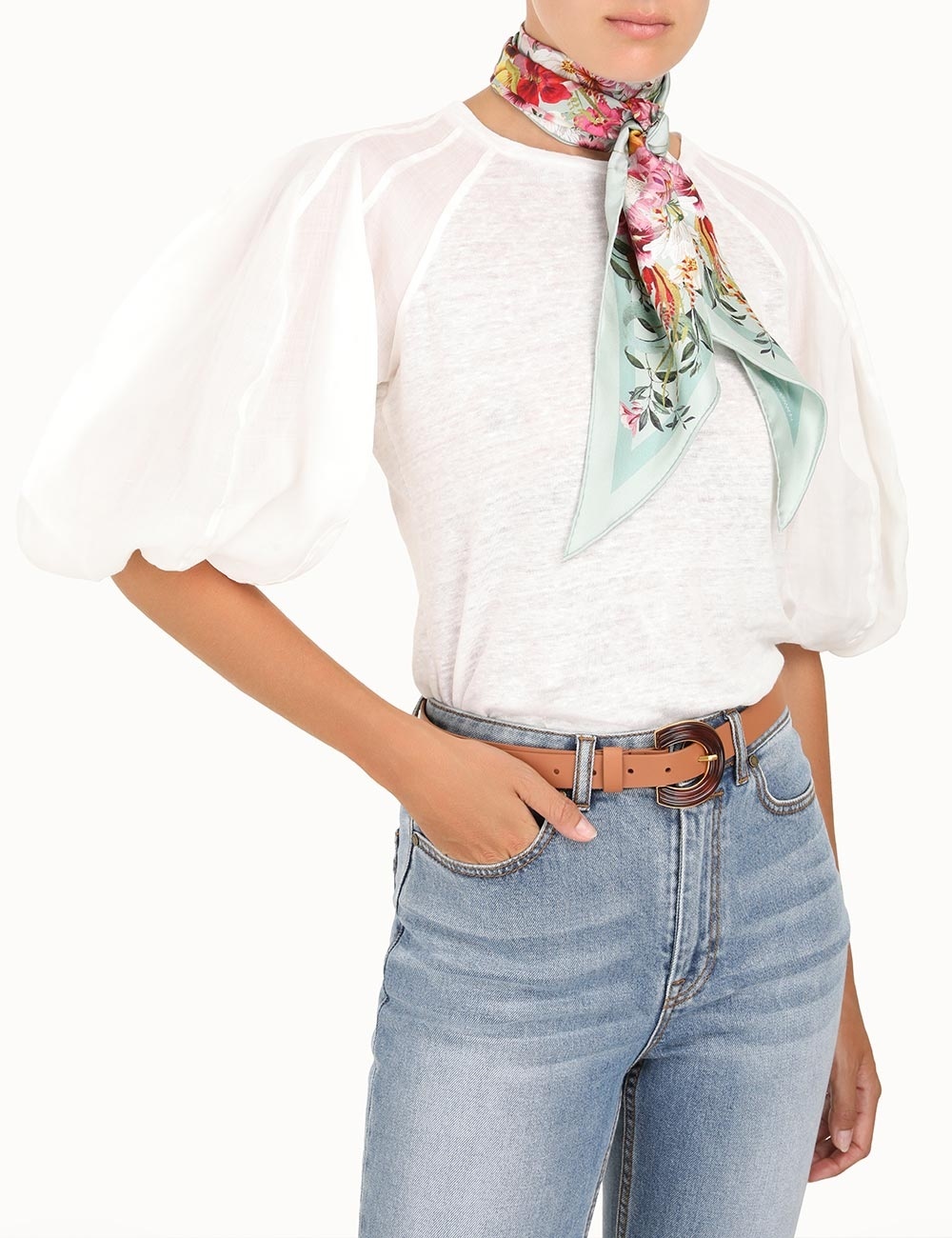 SILK NECK SCARF - 2