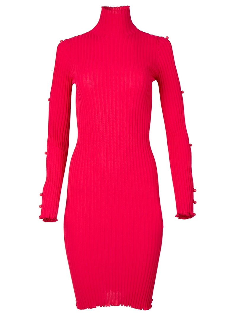 Lightweight Rib Knit Dancer Dress Lollipop - 1