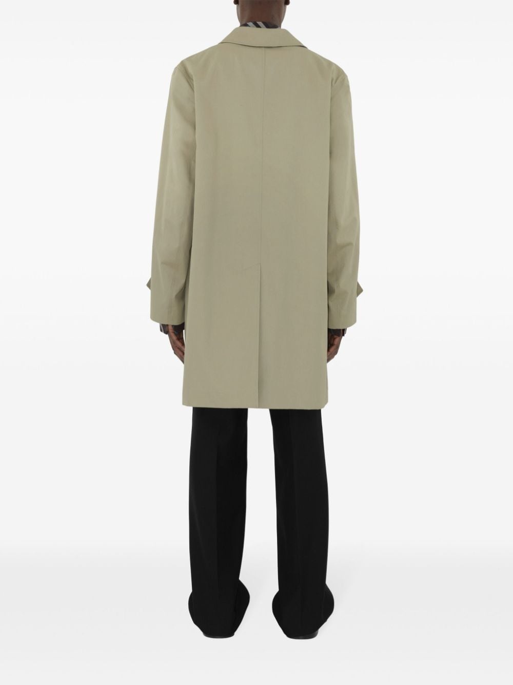 garbardine cotton coat - 4
