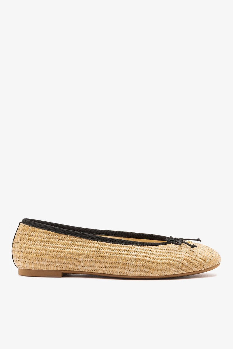 Pavlova Ballet Flat Natural Raffia 1