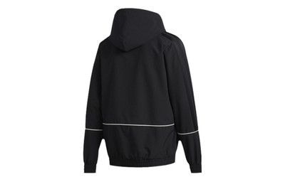 adidas adidas Hrd Cu Embroidered Logo hooded Pullover Long Sleeves Black FR5736 outlook