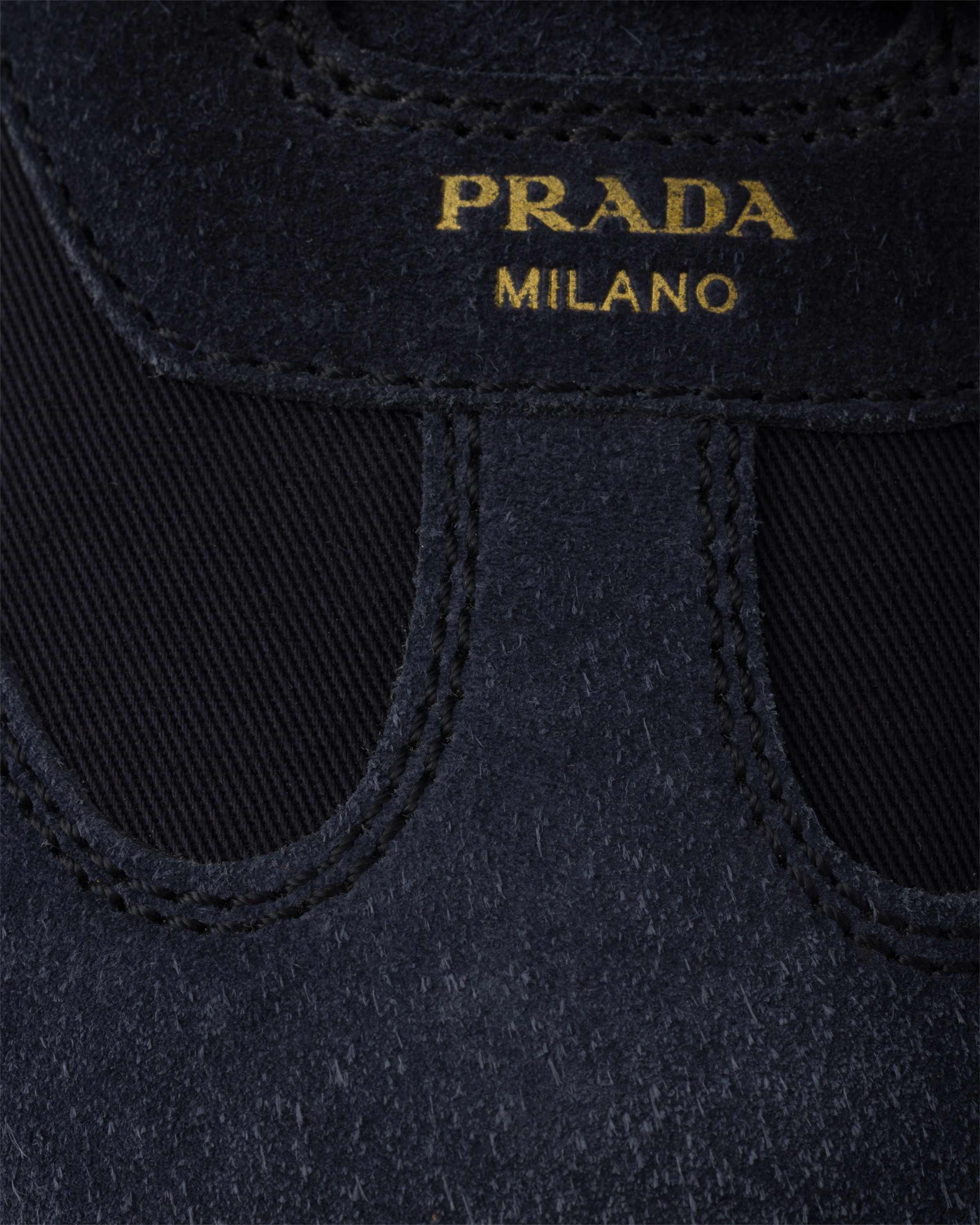 Suede and fabric sneakers - 5