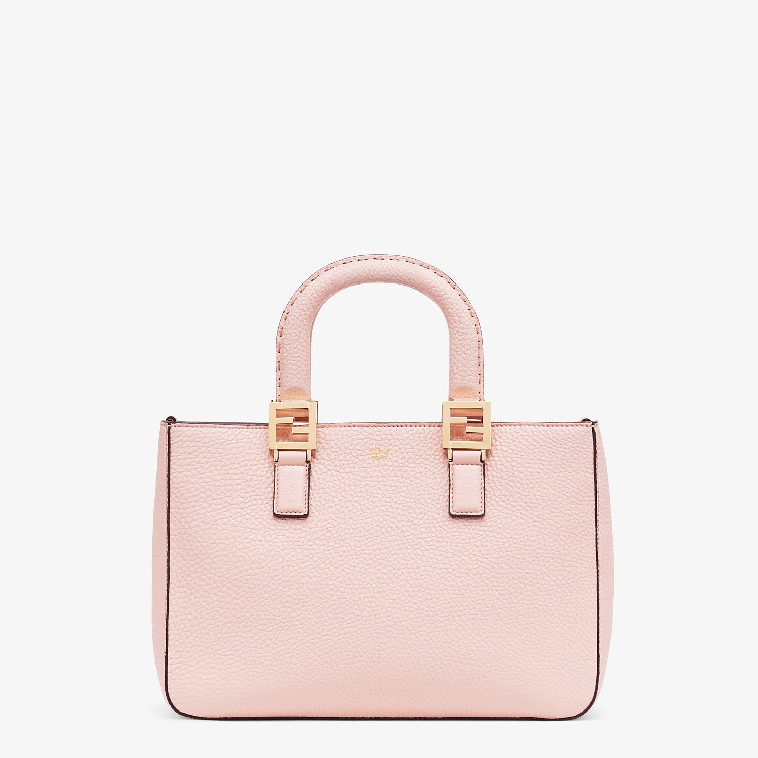 Pink leather bag - 1