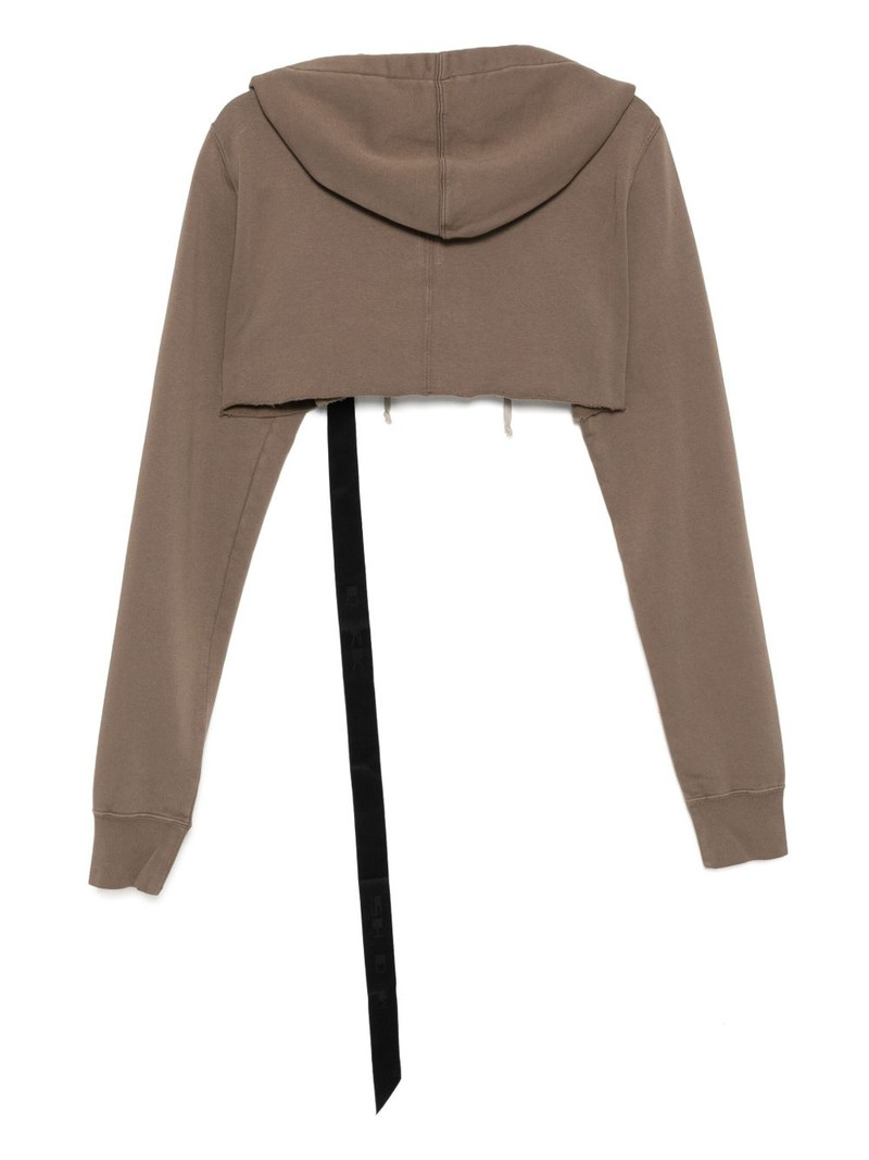 Rick Owens DRKSHDW cropped hoodie outlook