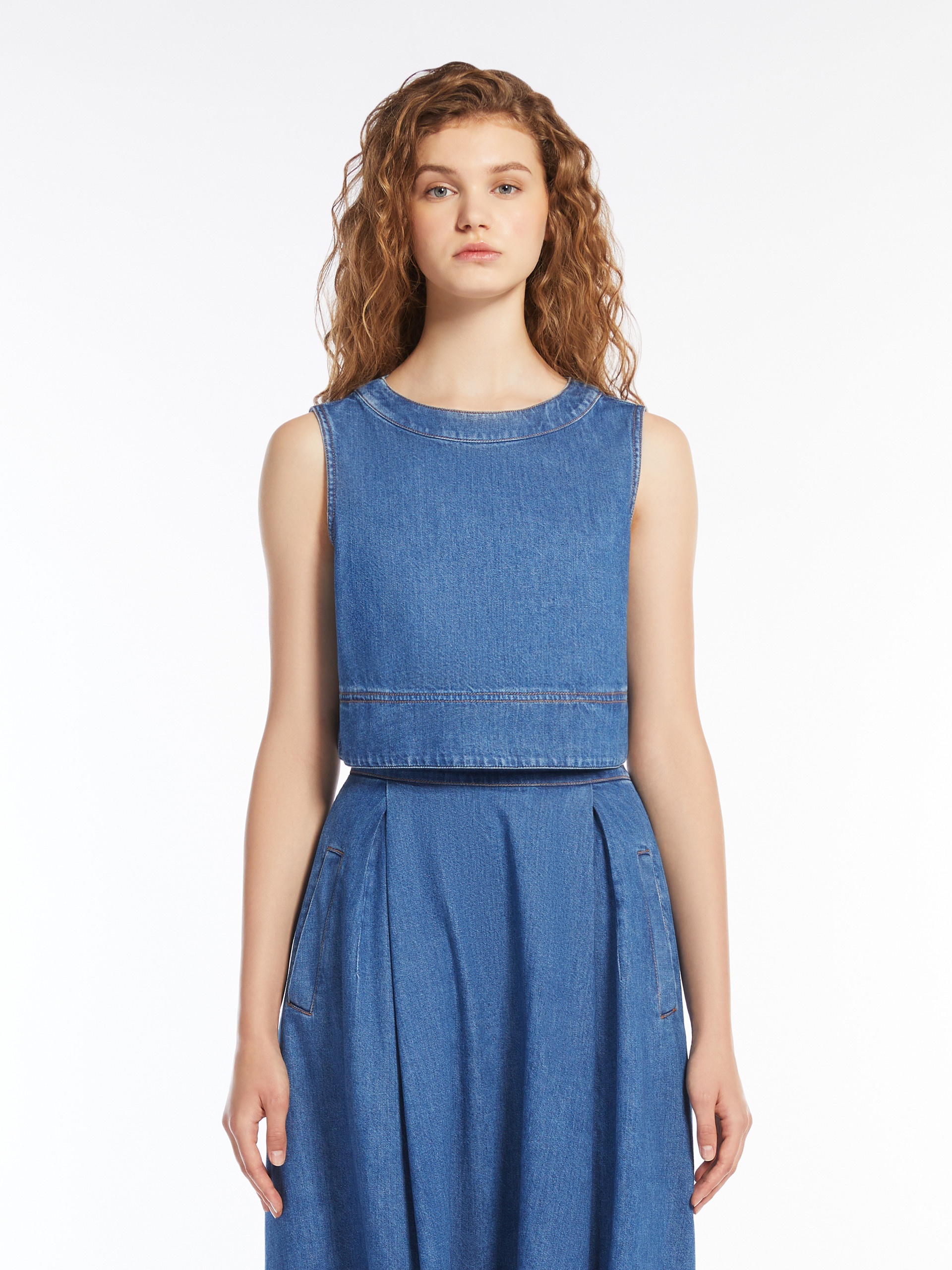 MAGIA Cotton denim top - 3