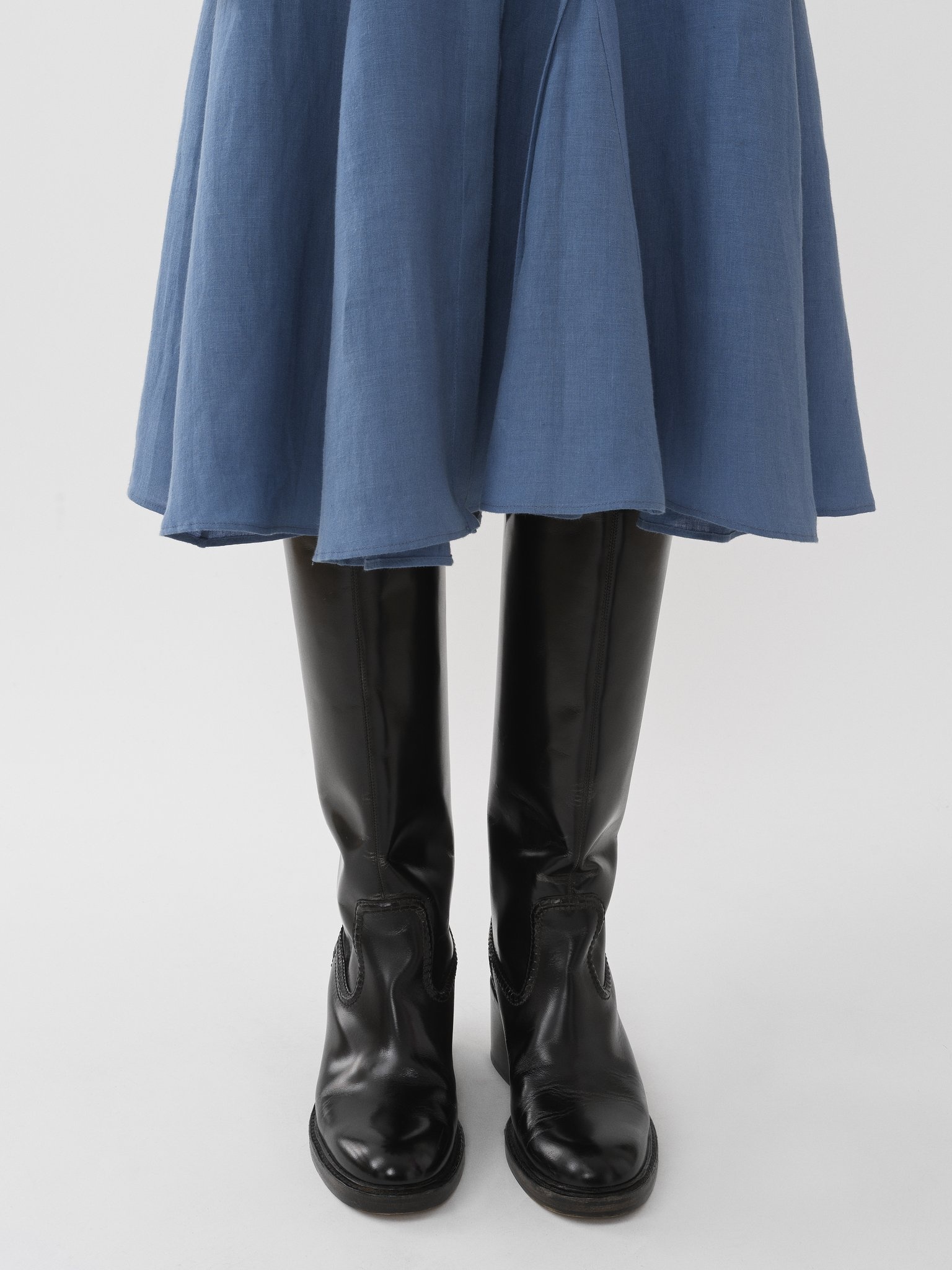 PLEATED MIDI DRESS - 7