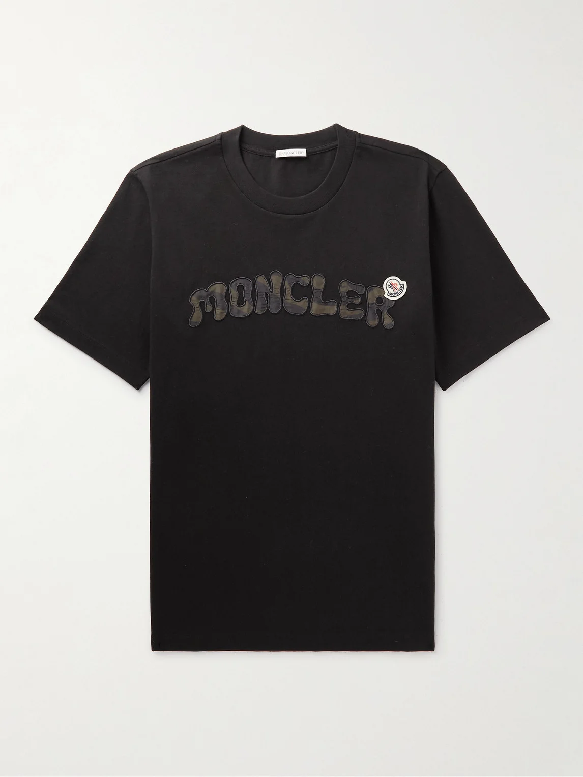 Logo-Appliquéd Cotton-Jersey T-Shirt - 1