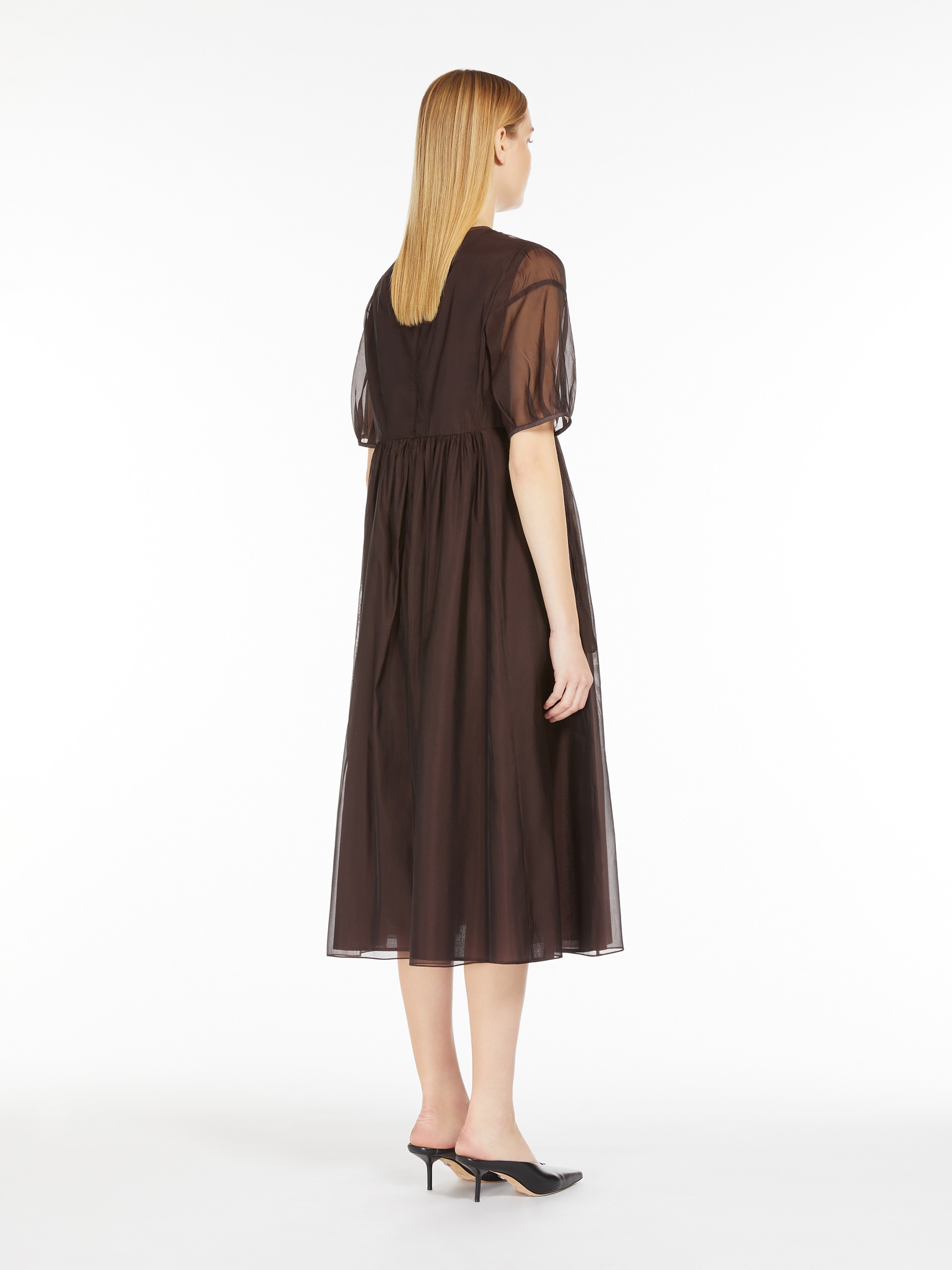 FATOSO Cotton and silk organza dress - 4