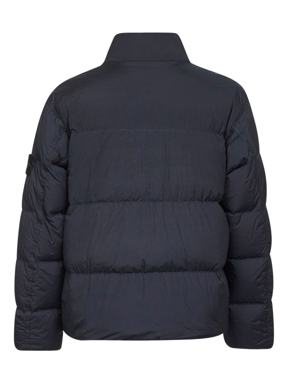 logo-patch puffer jacket - 2