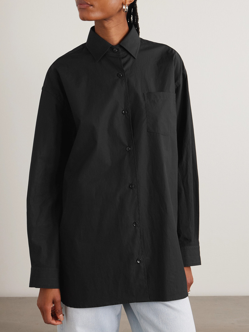 + Maria Mcmanus Oversized Organic Cotton-poplin Shirt 4