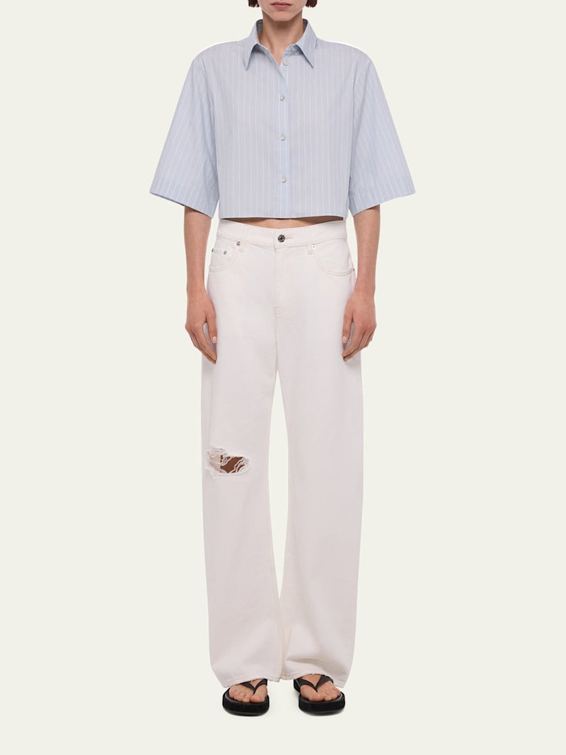 Helmut Lang Cropped Trench Shirt outlook