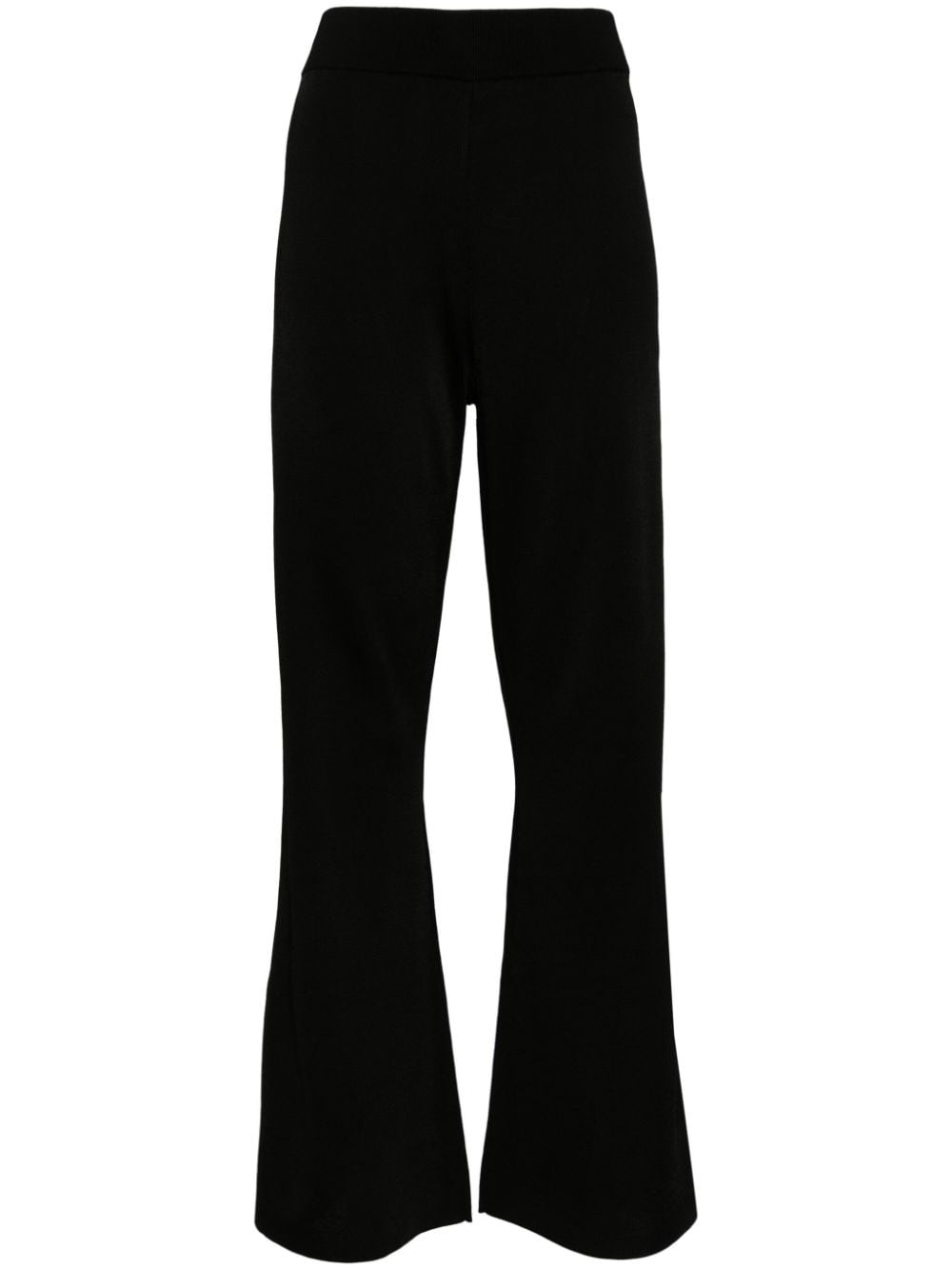 high-waist flared trousers - 1