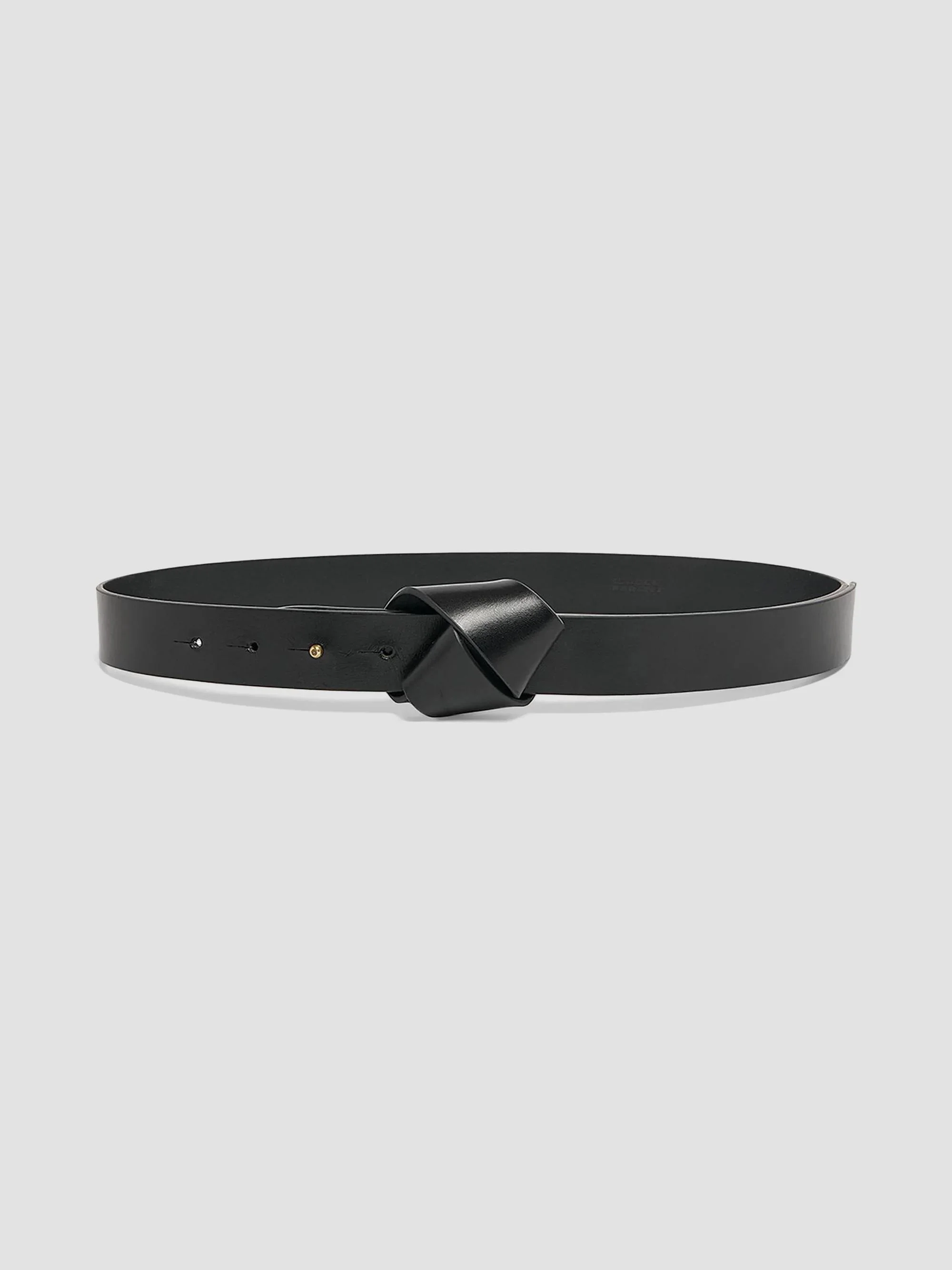 Women's Lassio Leather Belt - Black - 1