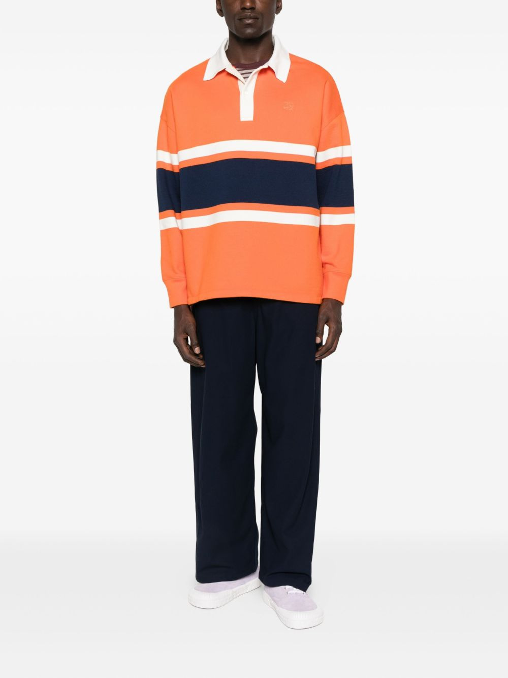 long-sleeve polo shirt - 2