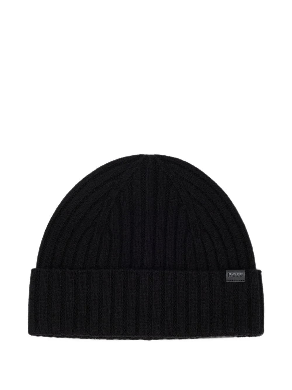 ribbed-knit beanie hat - 1