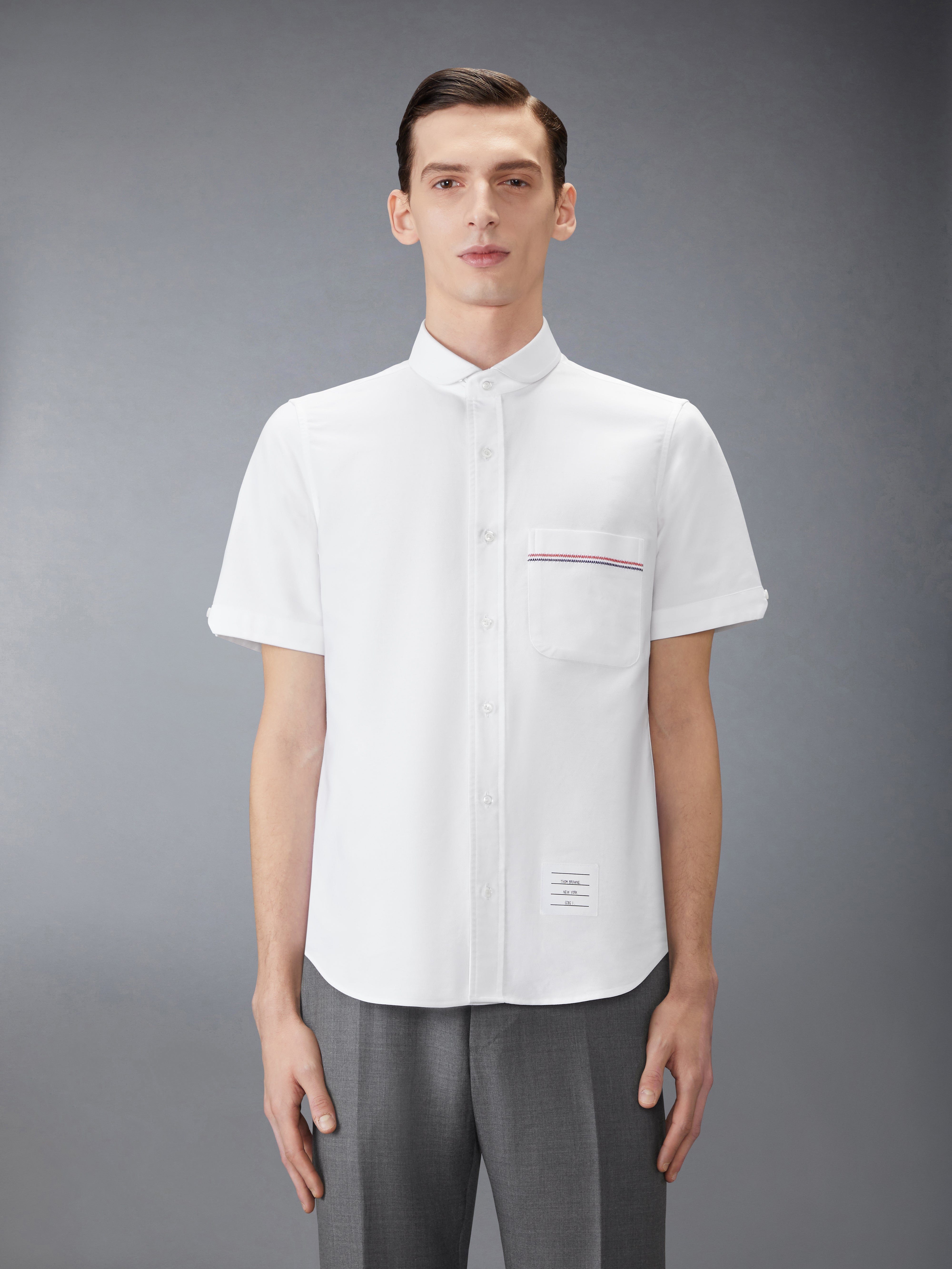 RWB EMBROIDERY SHORT SLEEVE SHIRT - 3