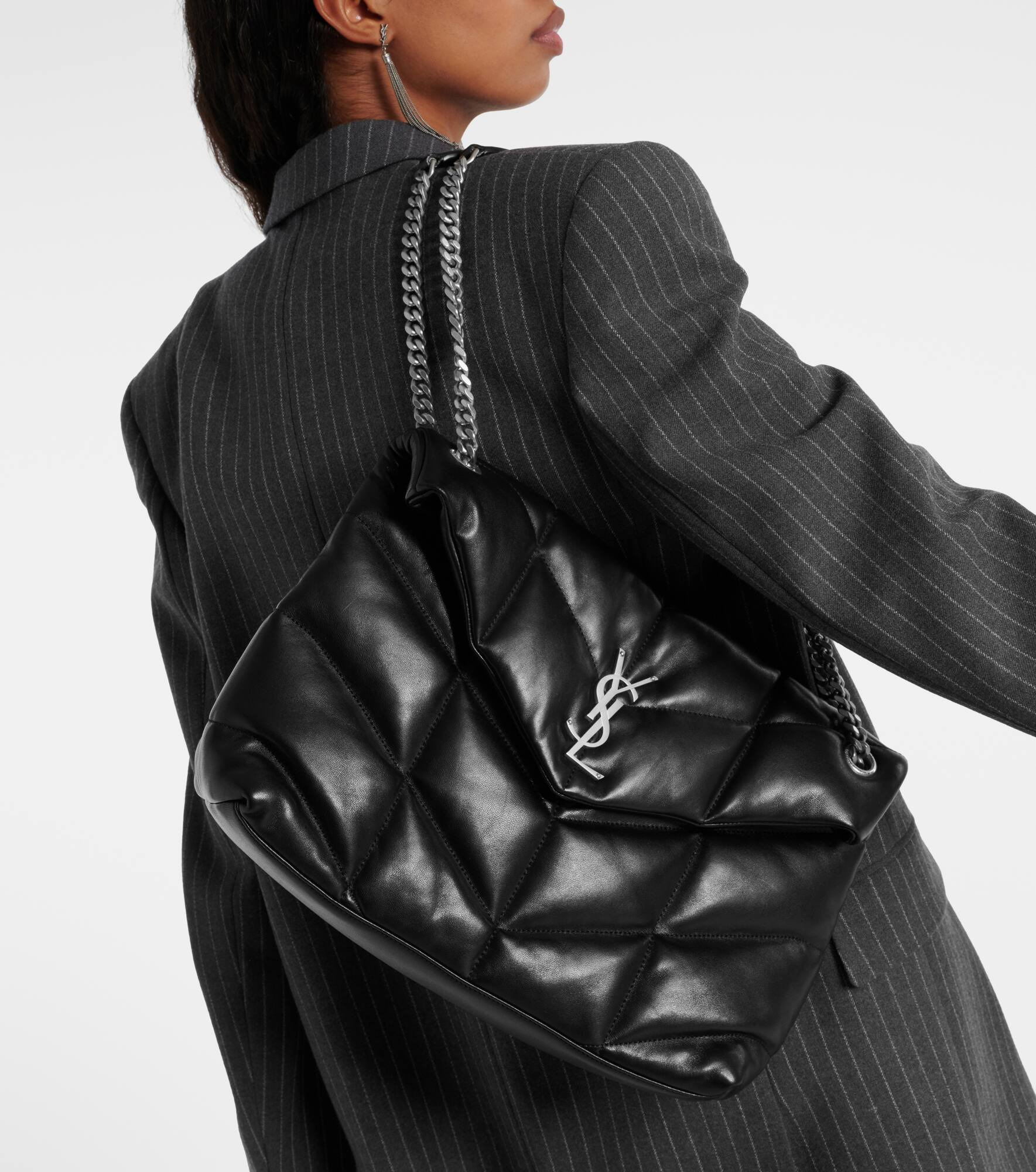 Puffer Medium leather shoulder bag - 7