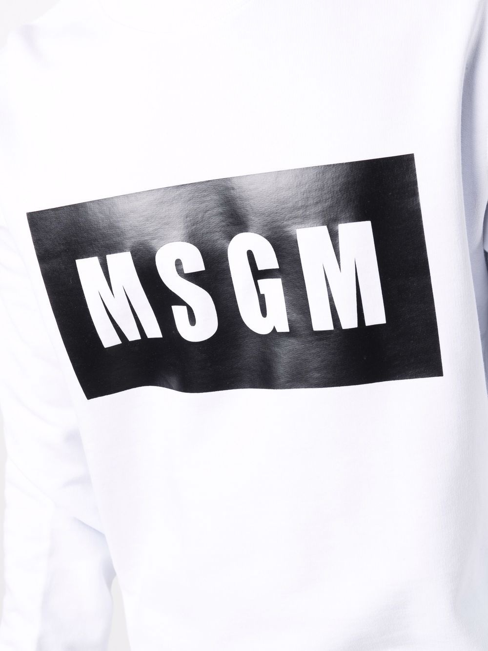 logo box print sweatshirt - 5