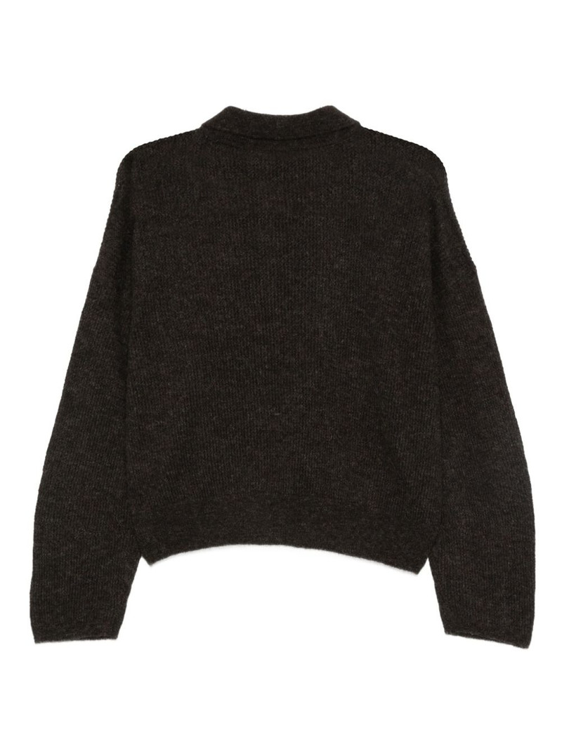 HAIKURE button-placket sweater outlook