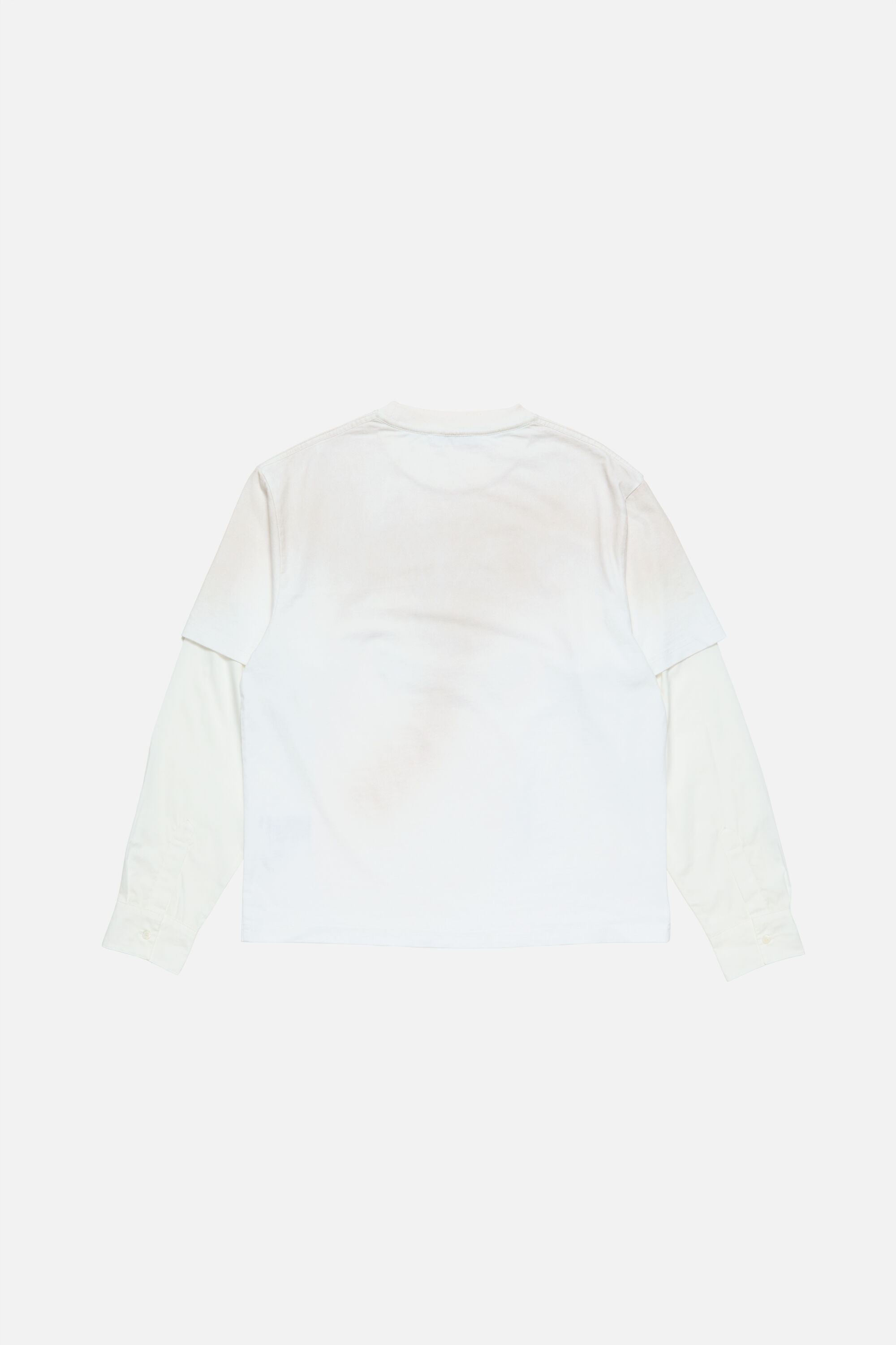 Layered logo t-shirt - Dusty white - 7