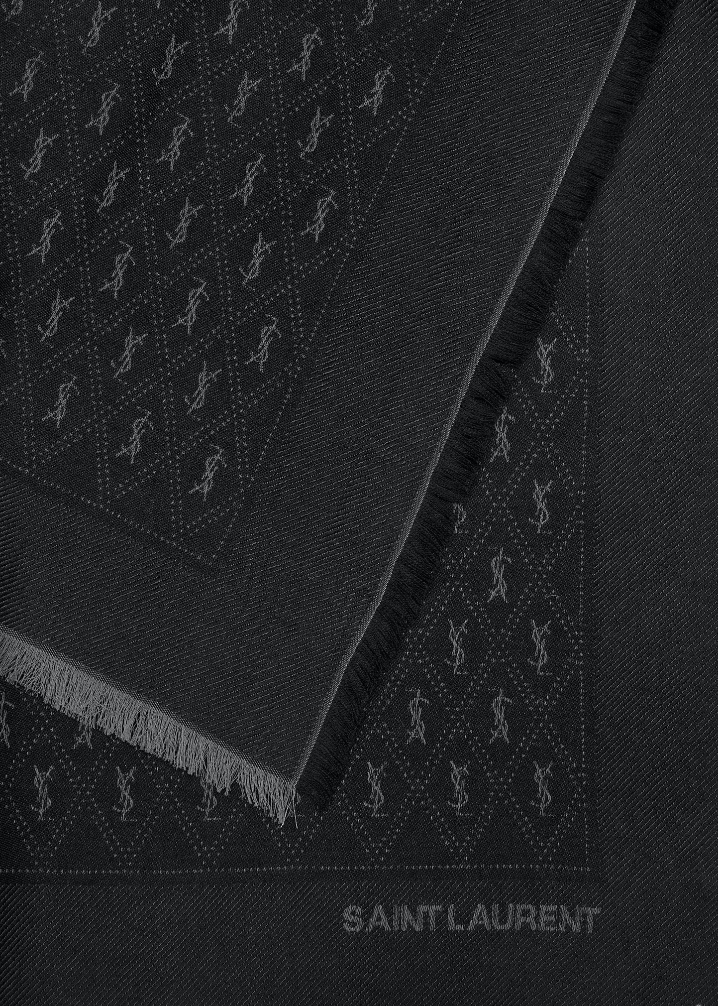 YSL Micro Monogram Scarf - 4