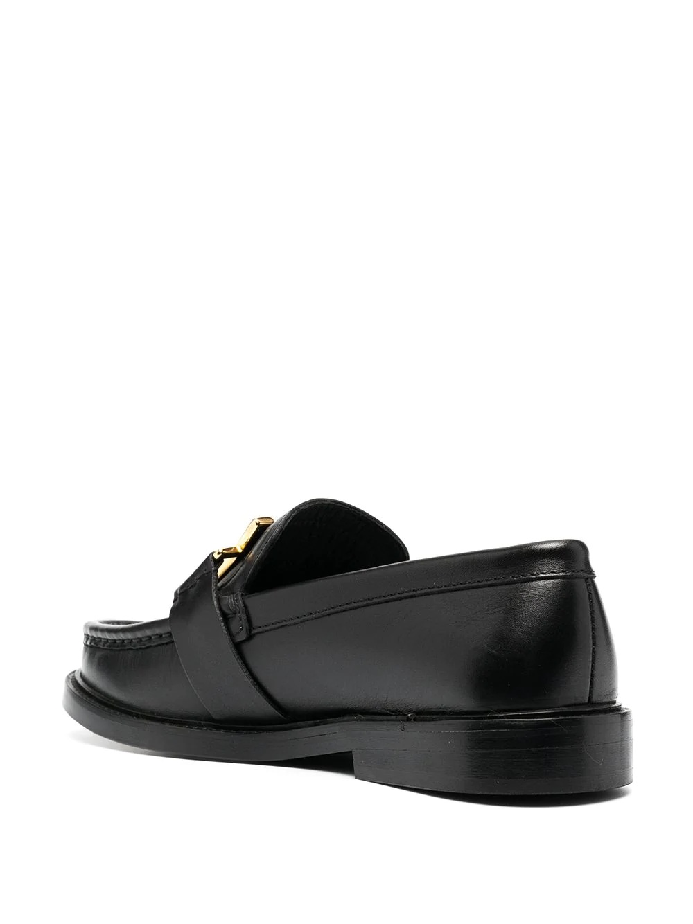 M plaque loafers - 3