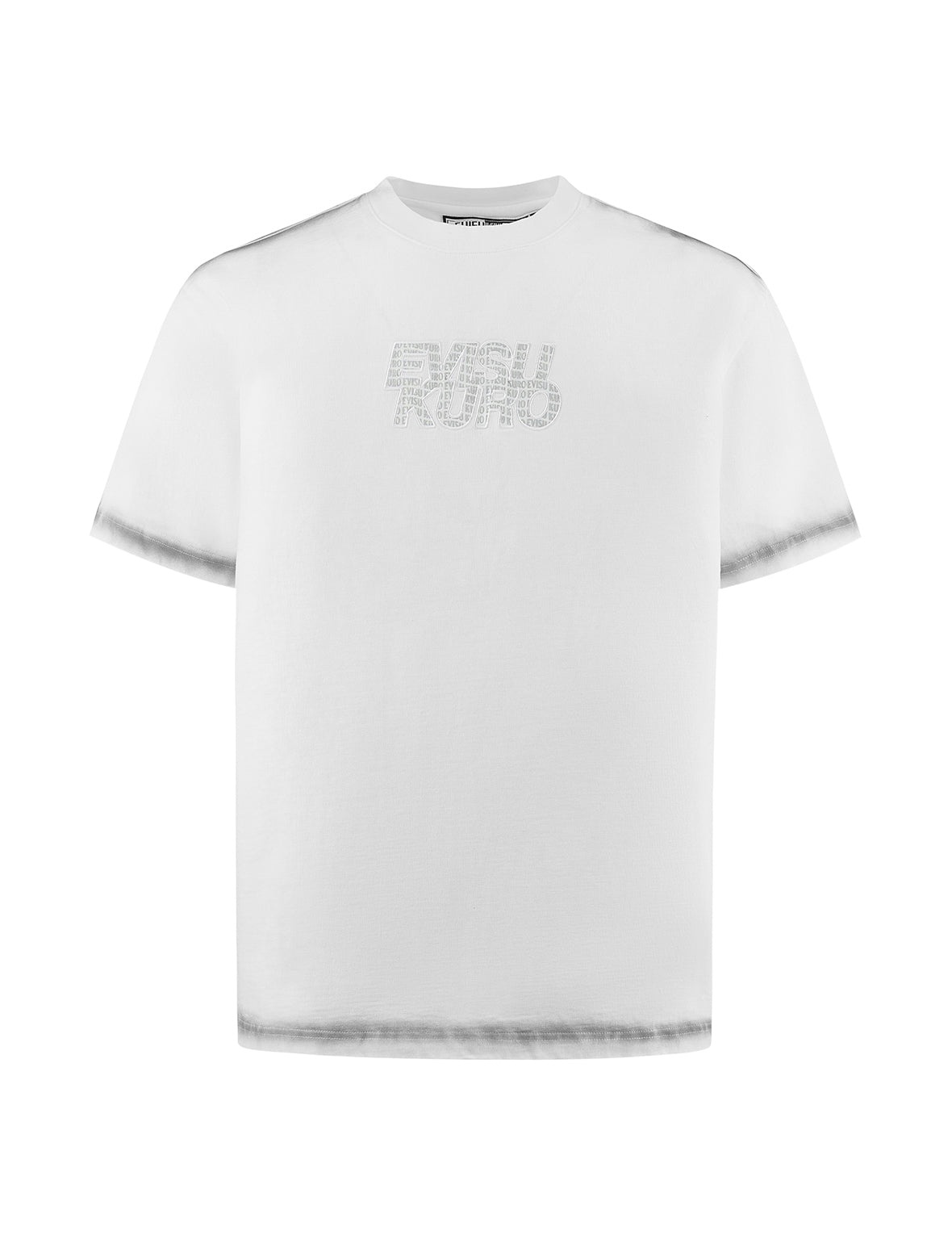 Japanese Appliqué Logo Embroidery Regular Fit T-shirt - 9