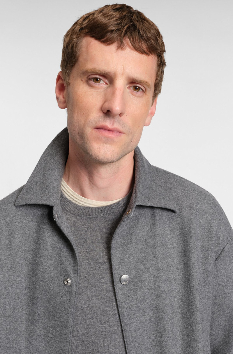 RELAXED-FIT OVERSHIRT IN BRUSHED STRETCH FLANNEL 5