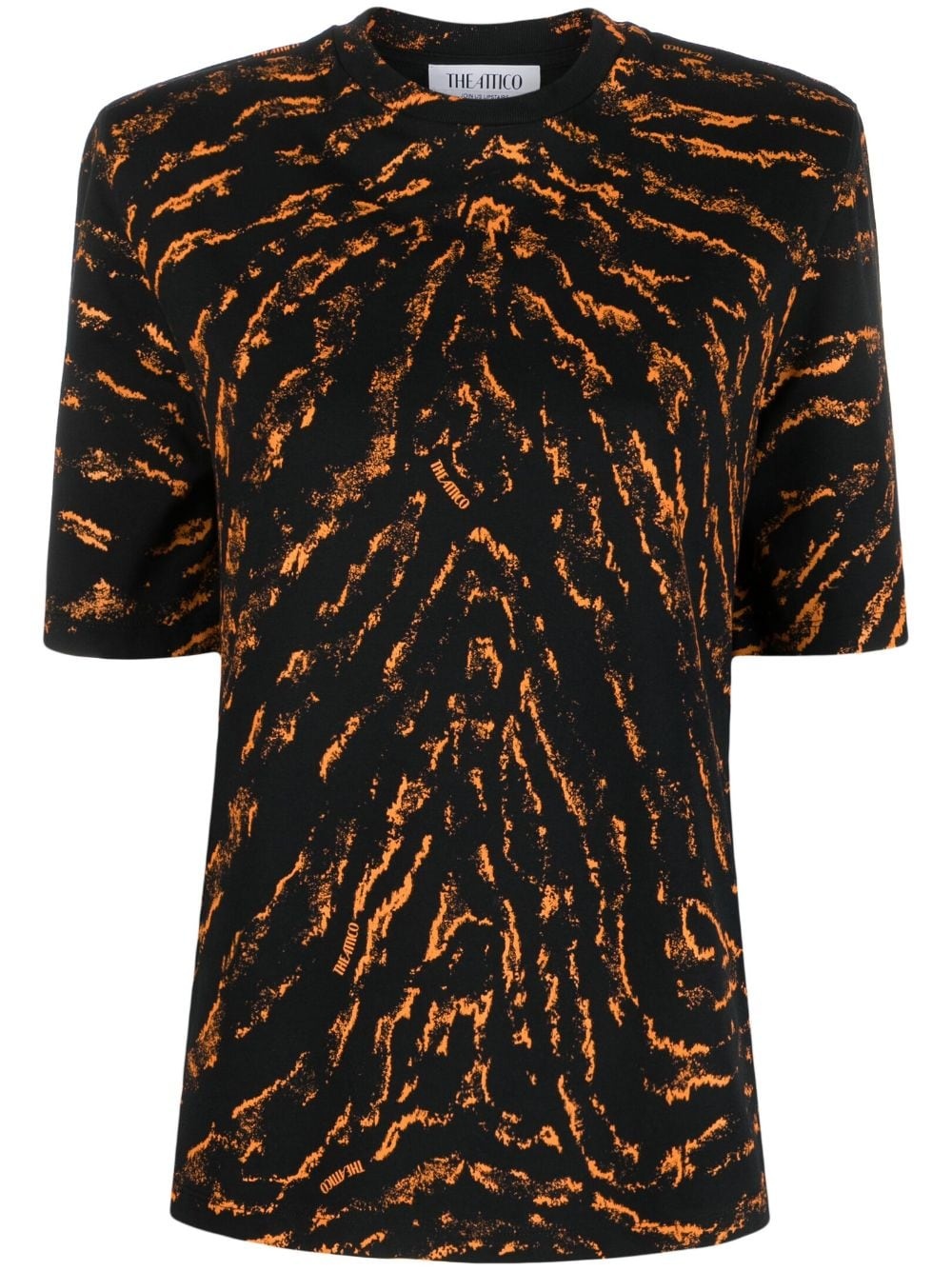 abstract-pattern T-shirt - 1