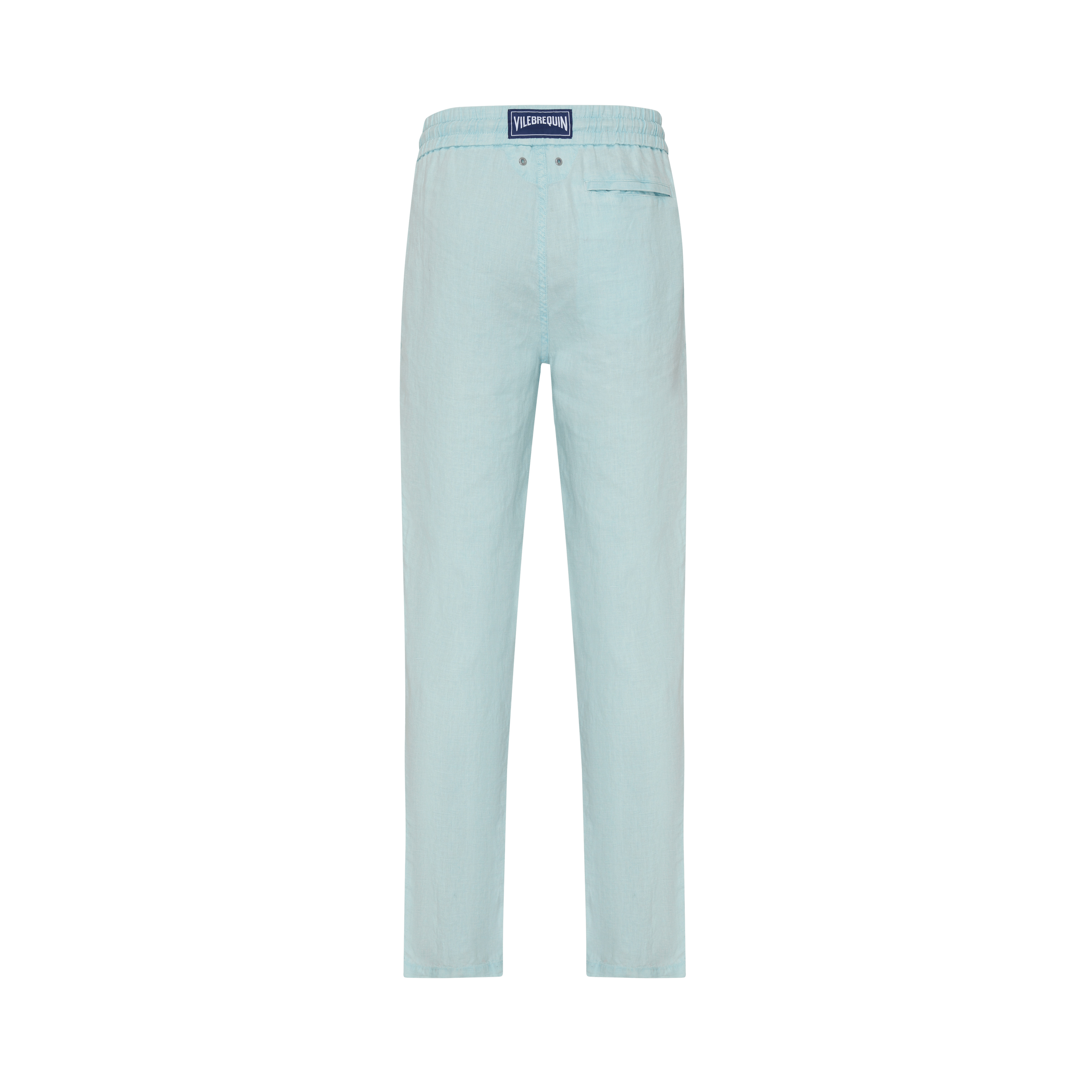 Men Linen Pants Regular Fit Solid - 2