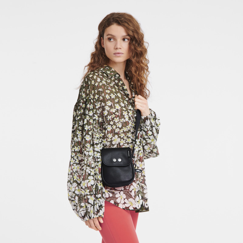 Longchamp Très Paris XS Clutch Black - Leather outlook