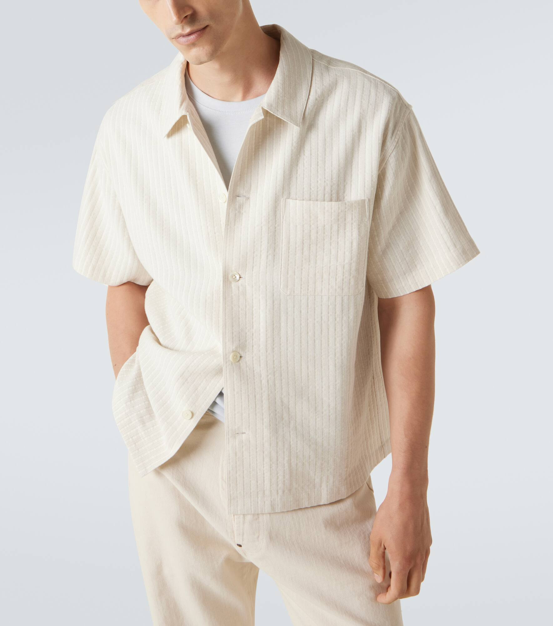Striped bowling shirt - 5