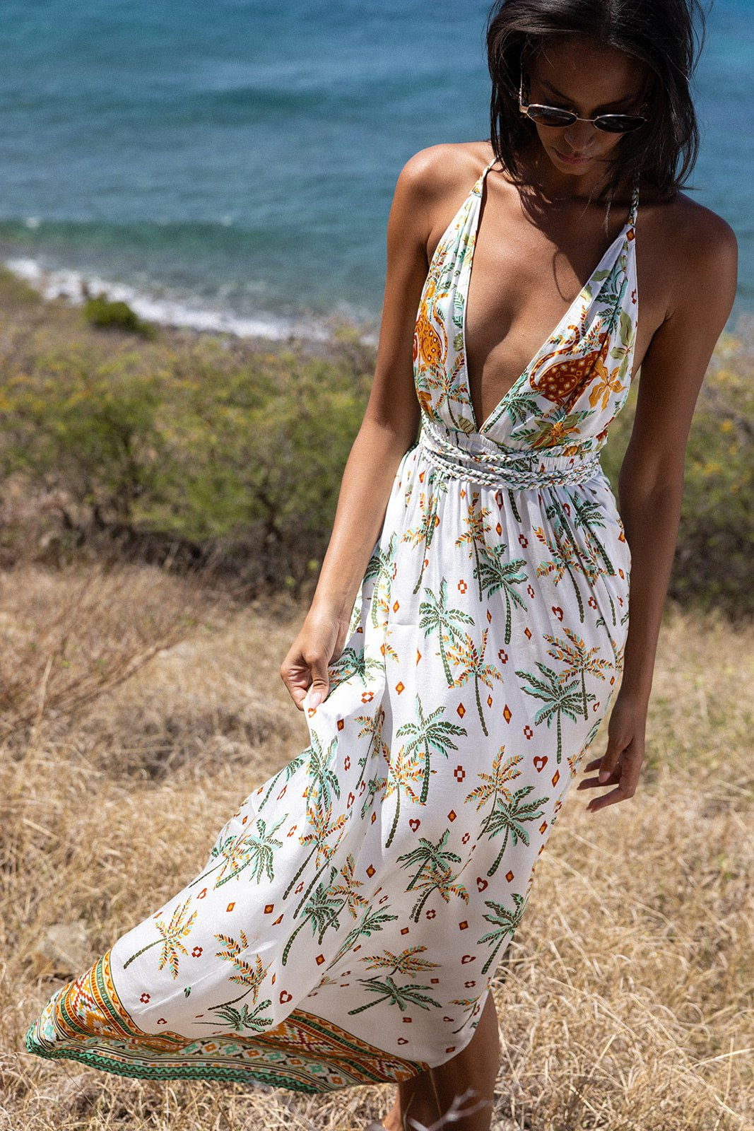 Long Dress Calla - Green Equator - 2