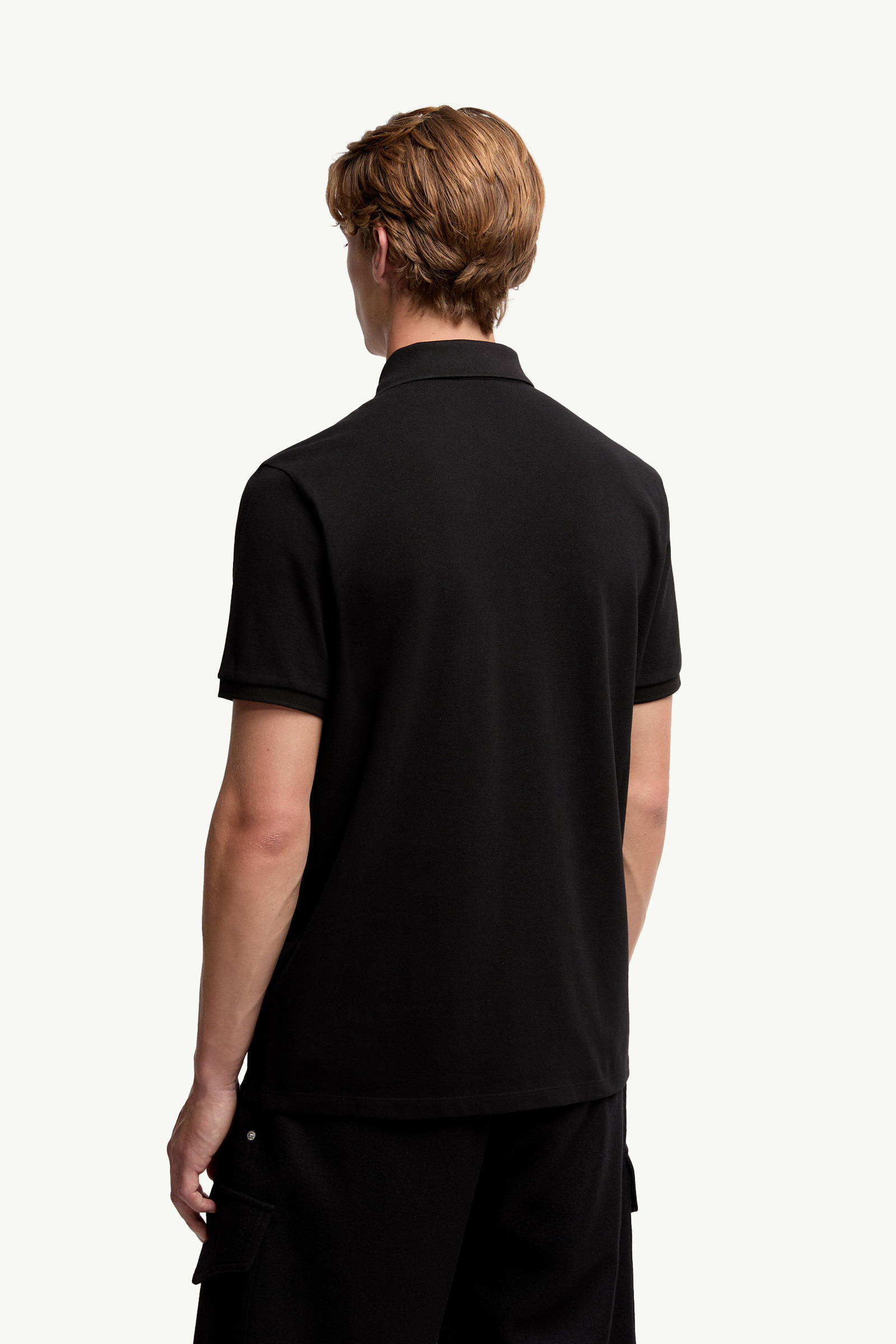 Cotton Piquet Polo Shirt with Pocket - 5
