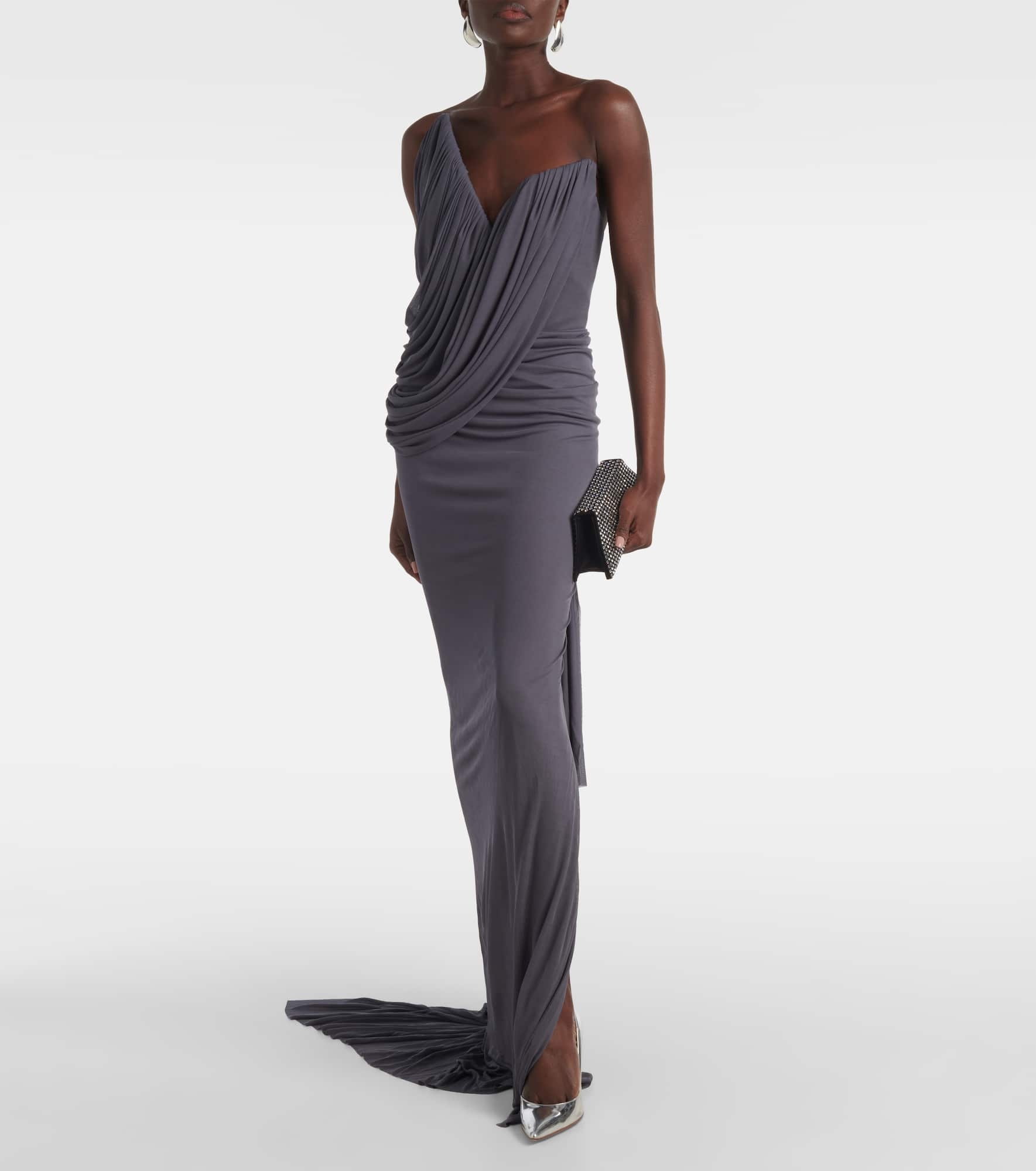 Systema gathered jersey gown - 2