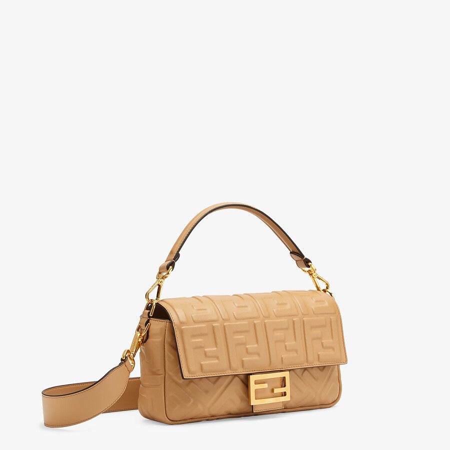 Beige leather bag - 2