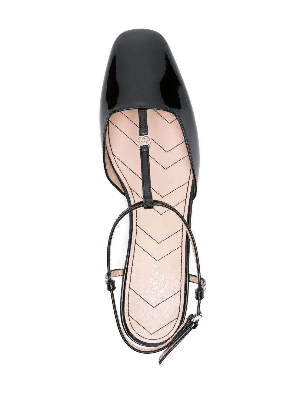 Double G patent-finish ballerinas - 4