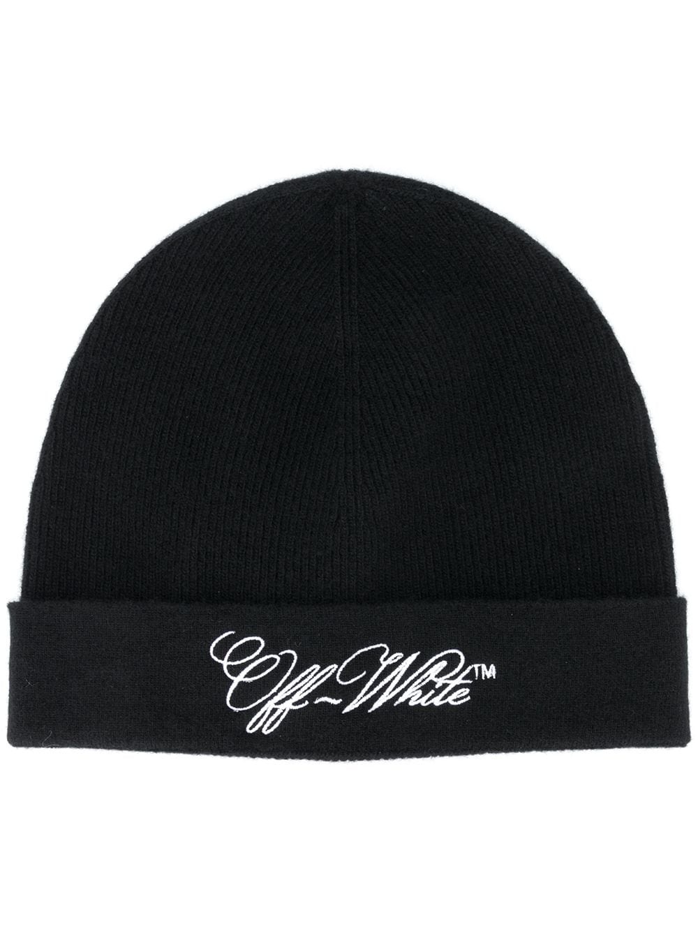 logo embroidered beanie - 1