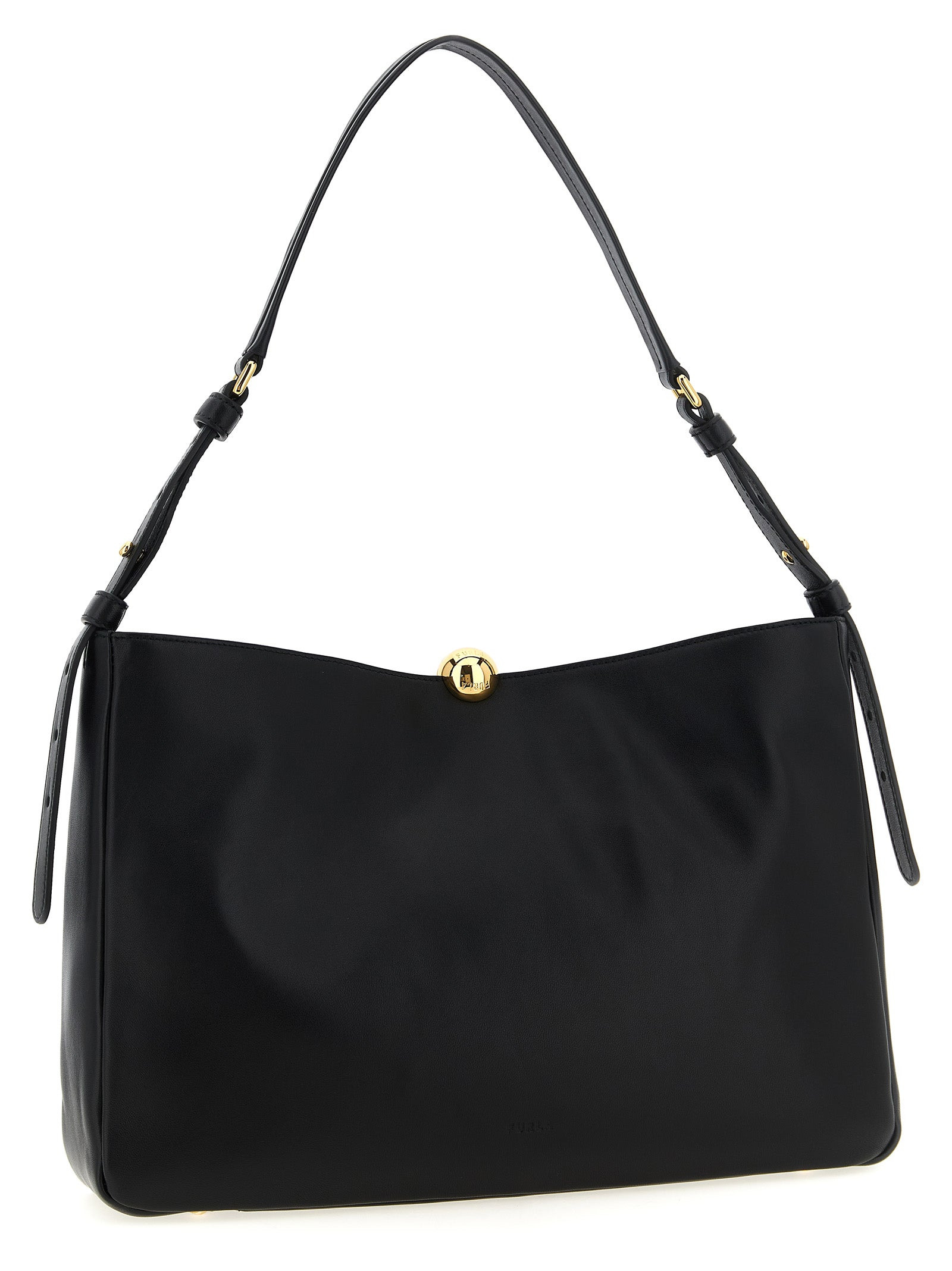 Furla Sfera Soft Shoulder Bags Black - 2