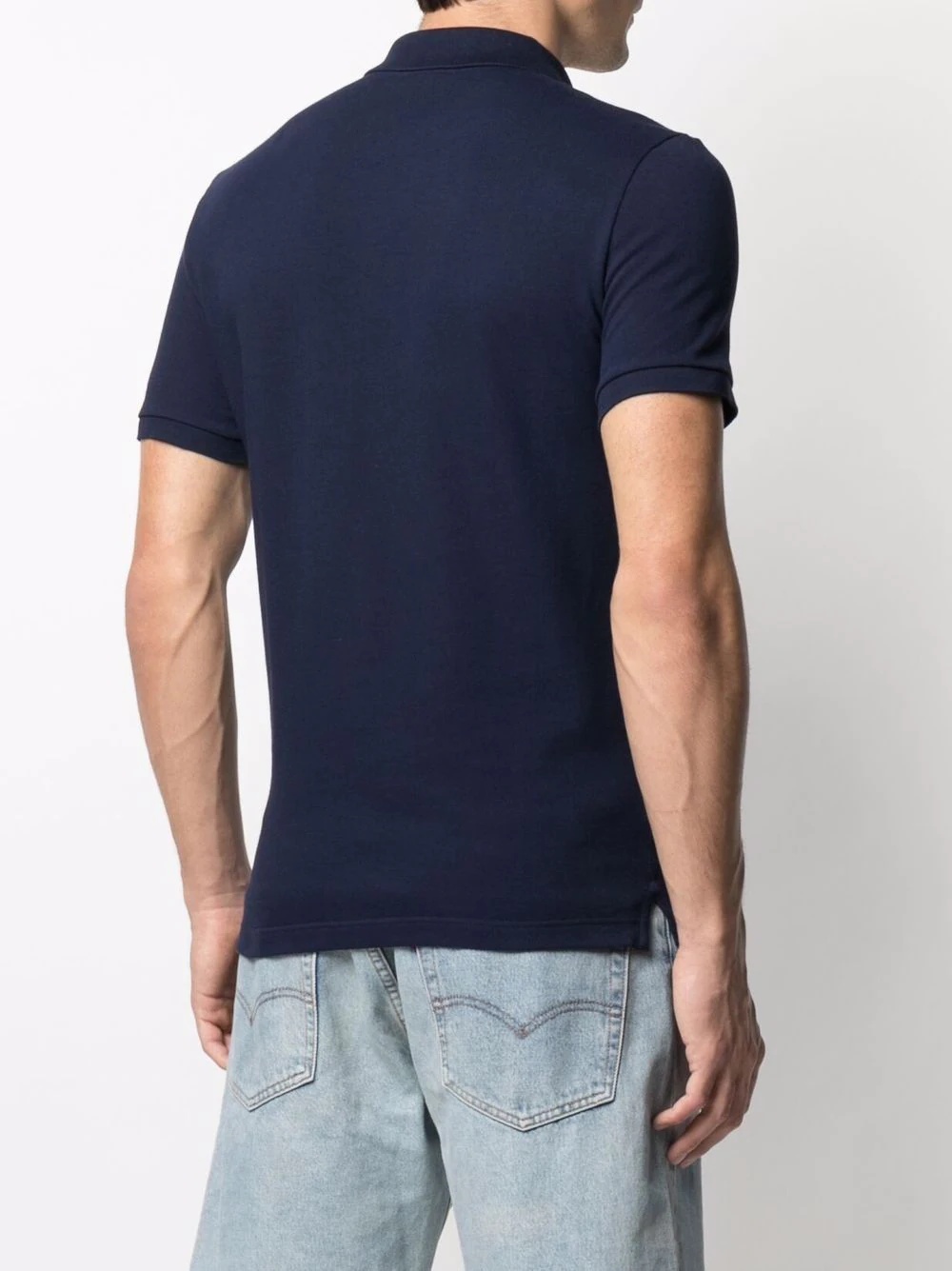 logo-embroidered polo shirt - 4