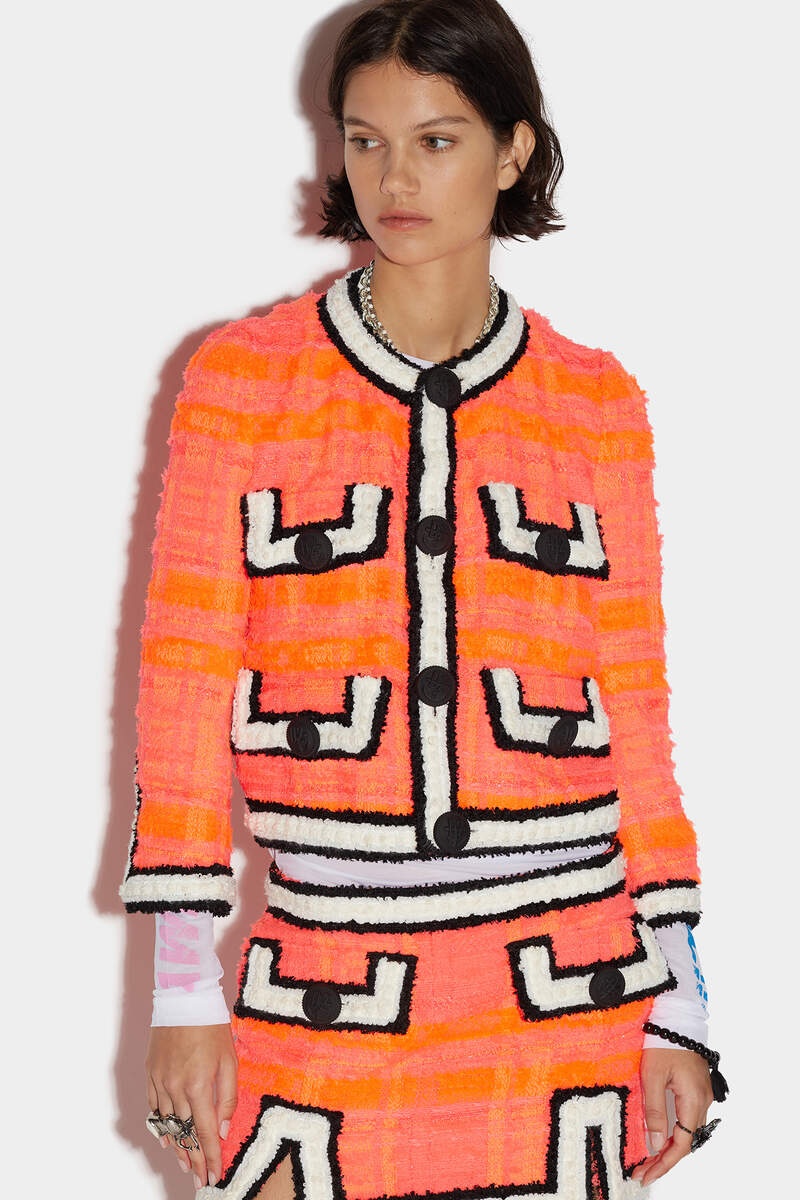 BOUCLE' BOXY JACKET - 3