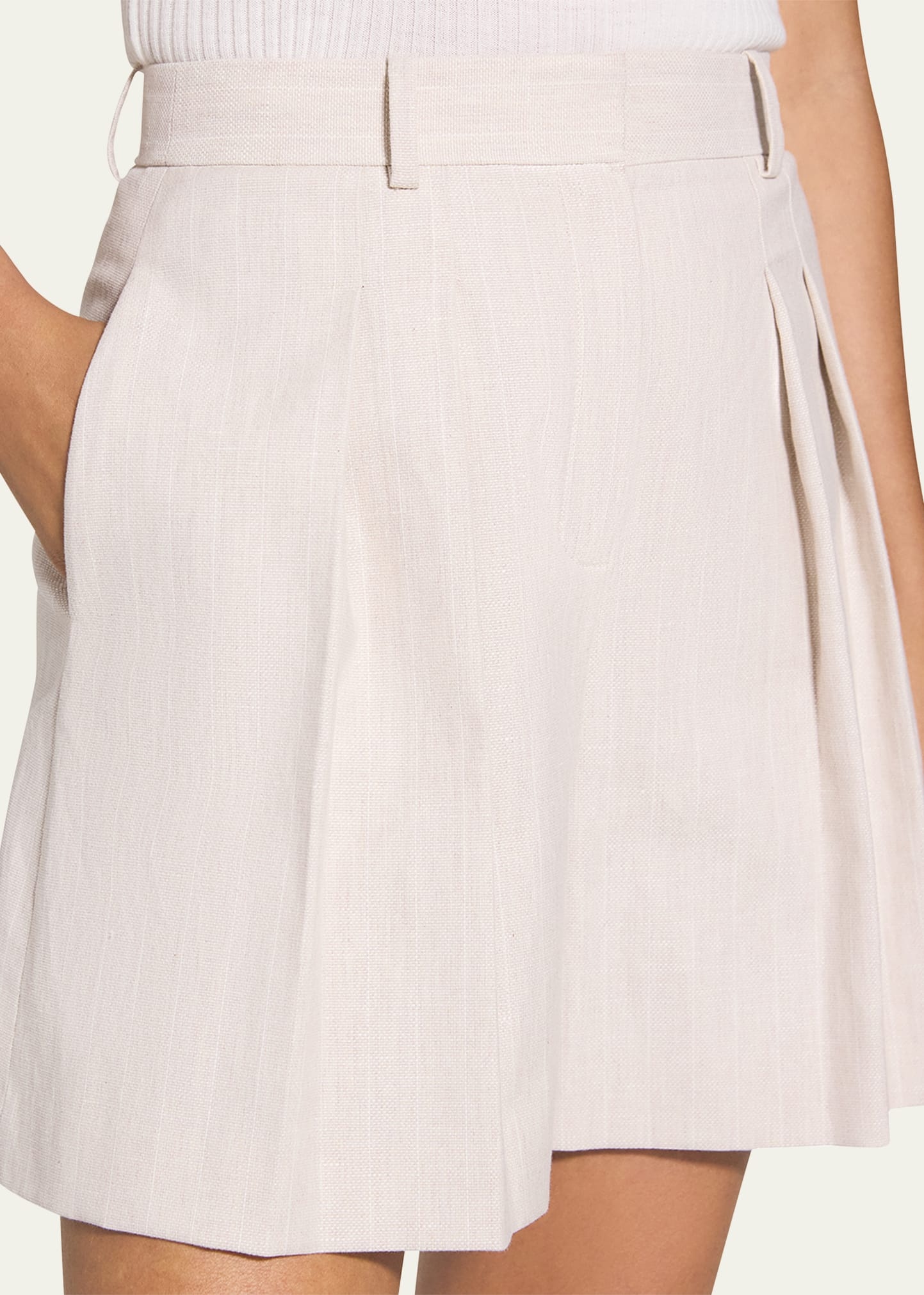 Pleated Shorts - 5