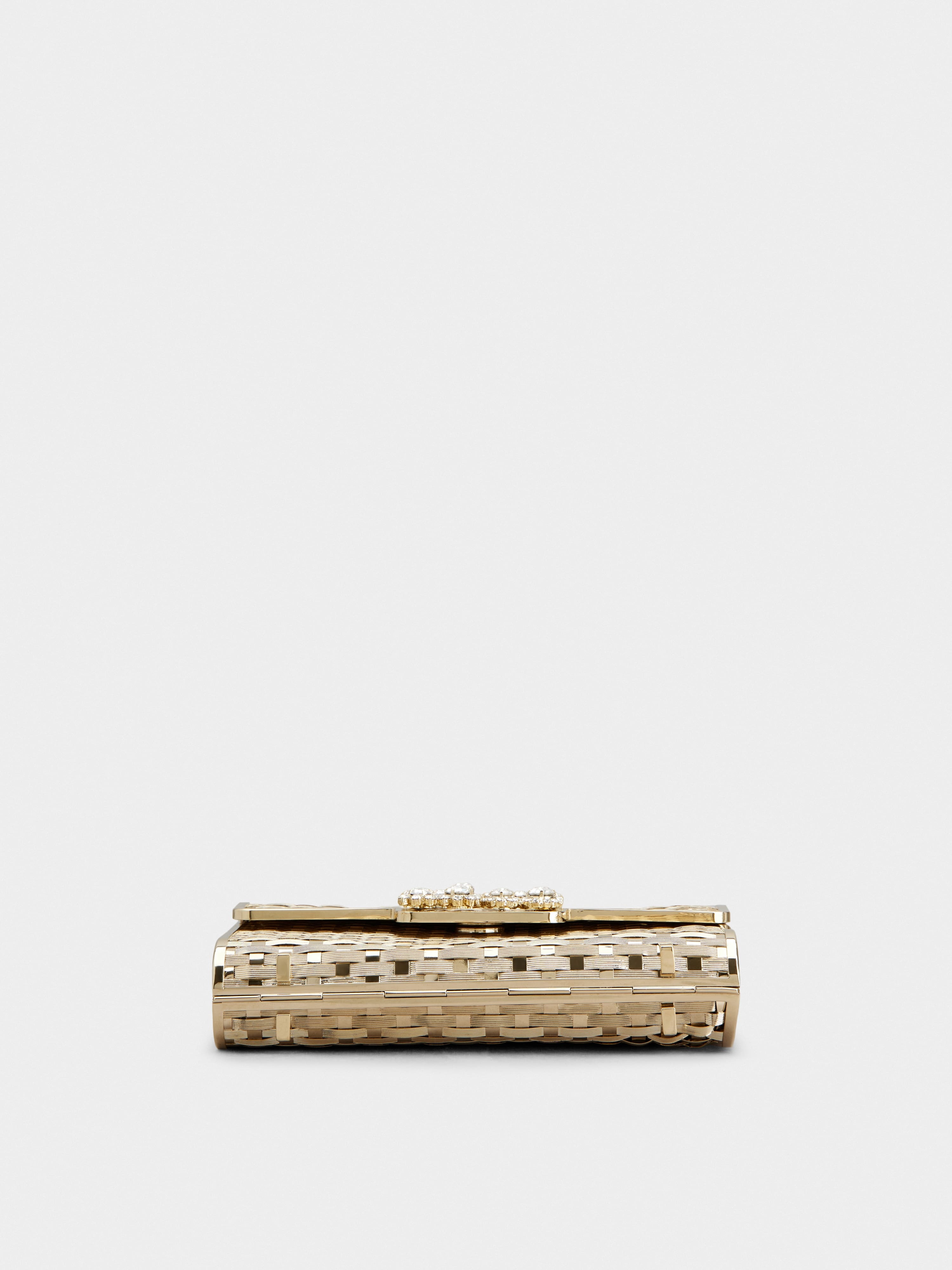 Jewel Efflorescence Mini Bag in metal - 5