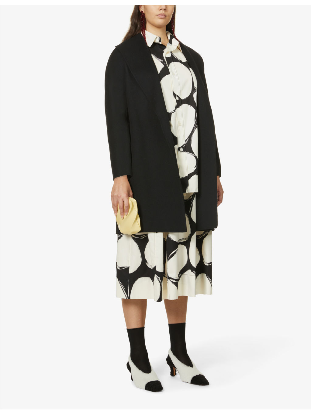 Messi wool wrap coat - 3