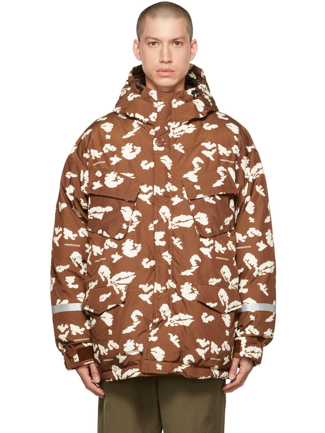 Brown Base Down Jacket - 1