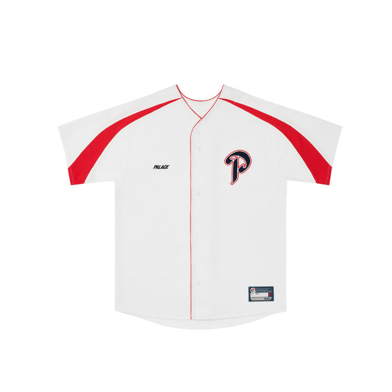 P PASEBALL JERSEY WHITE - 1